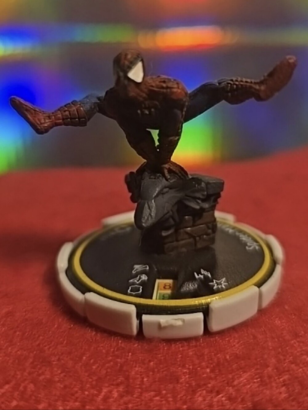 091426 SPIDERMAN PROMO -Marvel  Hero Clix - Collectible Miniatures Game piece. S